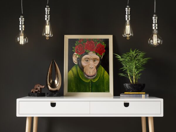 Lady Monkey by Diana Vanstone Art