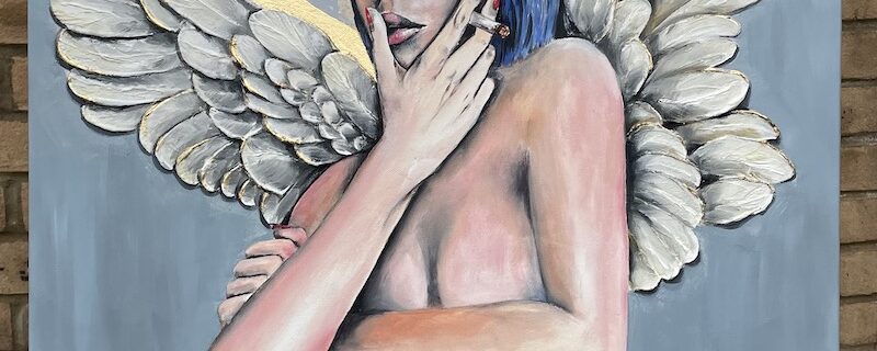 Naughty Angel by Diana Vanstone Art