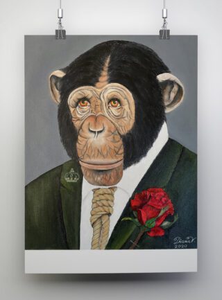 Lord Monkey by Diana Vanstone Art